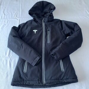 Tesla Women's Performance Jacket‎ Size M Insulated Removable Hood Reflective
